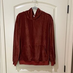 Listicle Burgundy Hooded Sweater